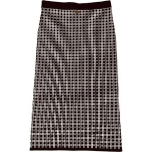 Michael Michael Kors Geometric Knit Pencil Skirt